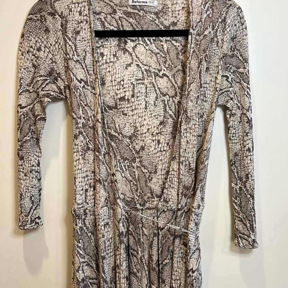 Reformation wrap dress!